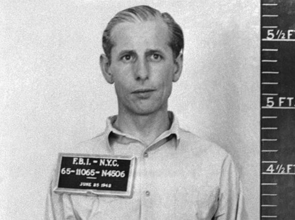 German saboteur George Dasch, who turned himself and his fellow saboteurs in to the FBI, 25 June 1942 (US Army photo)