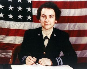 Lt. Cdr. Mildred McAfee, USNR, Director of the WAVES, WWII (US Navy photo: 80-G-K-13616-A)
