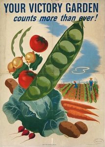 US poster for Victory Gardens, WWII