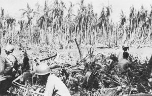 US Marines at the mouth of the Matanikau River, 24 October 1942 (US Army Center of Military History)