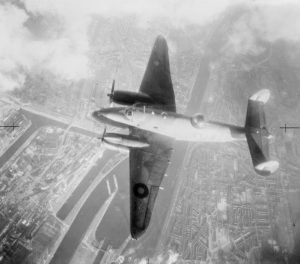 Lockheed Ventura of No. 21 Squadron RAF over IJmuiden, the Netherlands, 13 February 1943 (Imperial War Museum: C 3404)