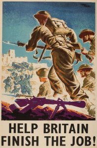 British recruitment poster, WWII