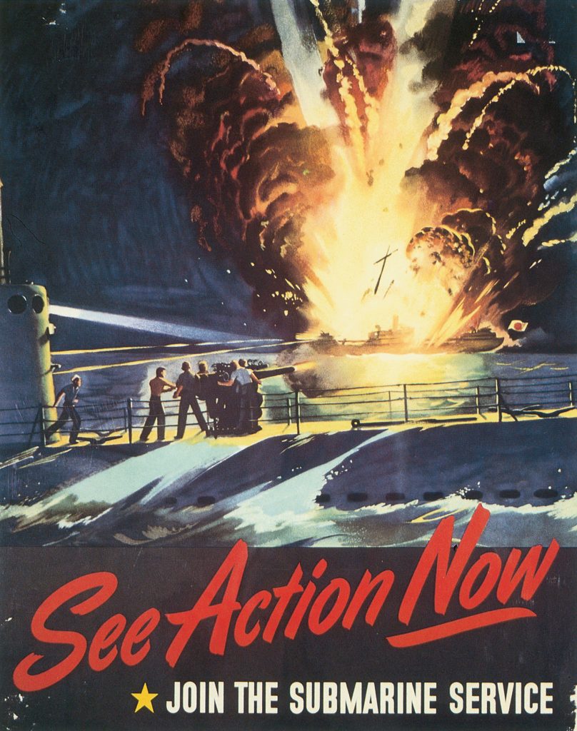 US Navy recruitment poster, 1944