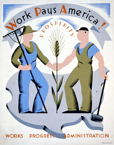 Poster for the Works Progress Administration (Library of Congress)