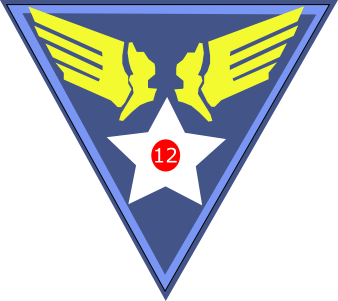 Patch of the US Twelfth Air Force, WWII