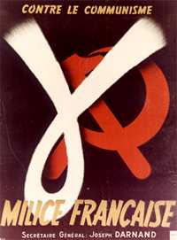Recruitment poster for the French Milice, WWII