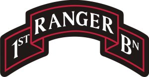 Shoulder sleeve insignia of the US 1st Ranger Battalion (US Army Institute of Heraldry)