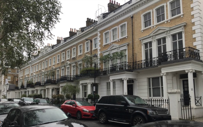 "Dorothy's neighborhood" in Kensington, London, September 2017 (Photo: Sarah Sundin)