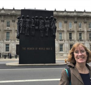 Monument to the Women of World War II, Whitehall, London, September 2017 (Photo: Sarah Sundin)