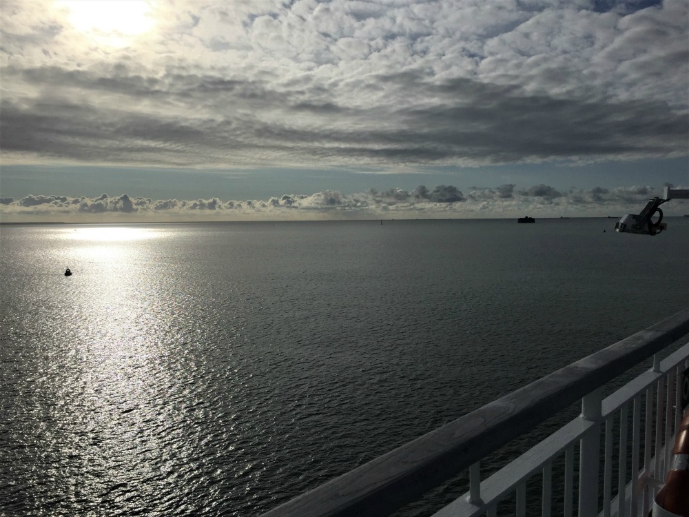 The English Channel viewed from ferry Mont St. Michel, September 2017 (Photo: Sarah Sundin)