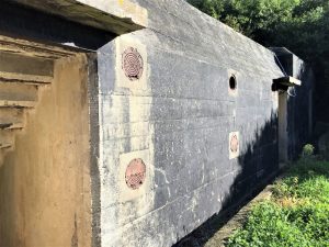 Bunker at Maisy Battery, Maisy-Grandcamps, France, September 2017 (Photo: Sarah Sundin)