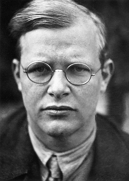 Dietrich Bonhoeffer, 1940 (public domain via Wikipedia)