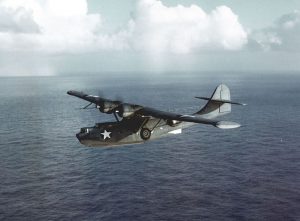 US Navy PBY Catalina on patrol, 1942-43 (US Navy photo)