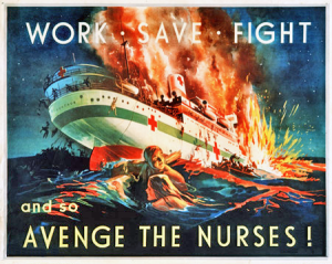 Australian poster commemorating sinking of hospital ship HMAS Centaur