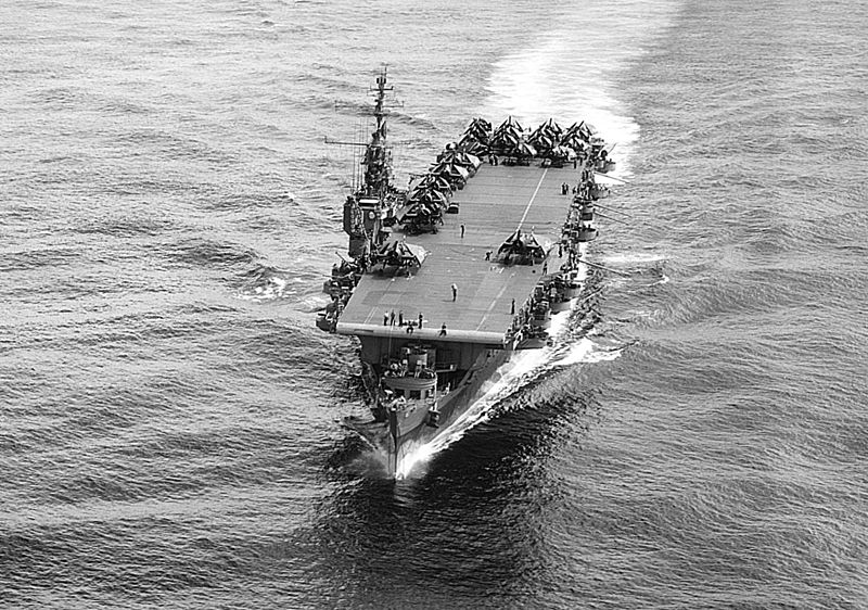 Light carrier USS Cowpens, 1945 (US National Archives)