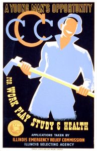US Civilian Conservation Corps poster, 1935