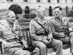 Bernard Montgomery, Archibald Wavell, Claude Auchinleck, 1946 (Imperial War Museum: 4700-38)