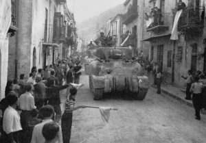 US 2nd Armored Division enters Palermo, Sicily, 22 July 1943 (US Army Center of Military History)