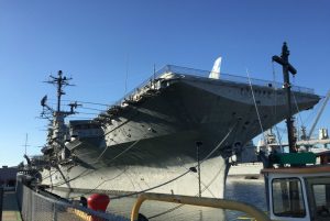 Aircraft carrier USS Hornet, Alameda, CA (Photo: Sarah Sundin, November 2015)