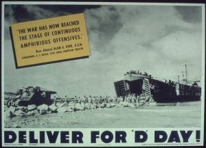 US Navy poster with quote from Adm. Alan Kirk, 1944 (US National Archives)