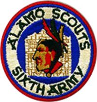 Patch of the Alamo Scouts, US Sixth Army, WWII