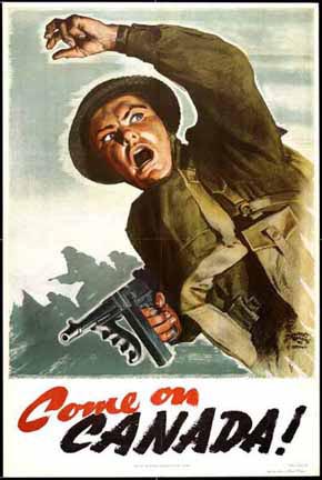 Canadian recruiting poster, WWII