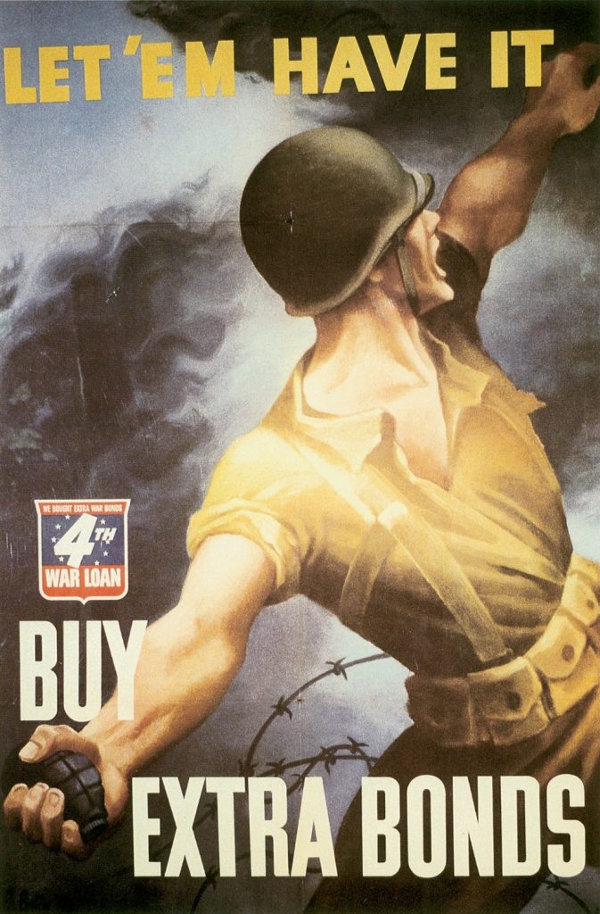 Poster for US Fourth War Loan Drive, 1/18/44-2/15/44