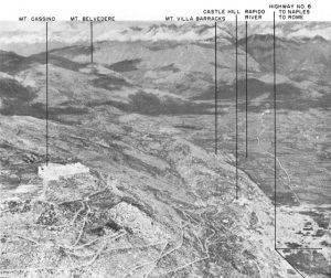 The Cassino area of Italy, WWII (US Army Center of Military History)