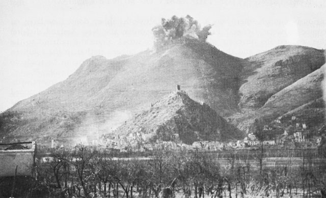 Bombing of the Abbey of Monte Cassino, 15 Feb 1944 (US Army Center of Military History)
