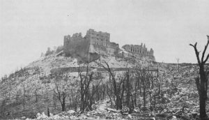 Ruins of Abbey of Monte Cassino, 1944 (US Army Center of Military History)