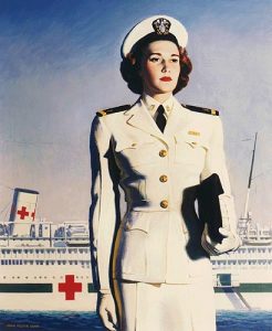 Poster for the US Navy Nurse Corps, WWII (US Naval History & Heritage Command)