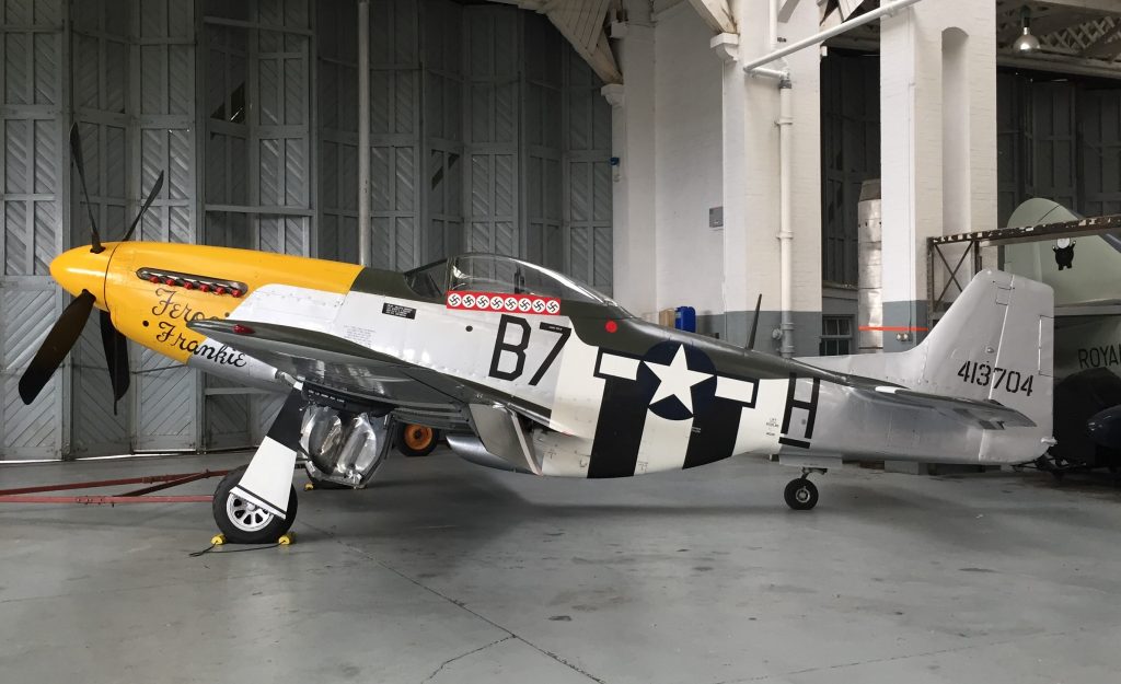 US P-51 Mustang, Imperial War Museum, Duxford, England, September 2017 (Photo: Sarah Sundin)