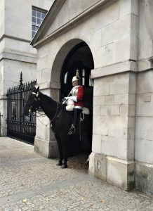 Mounted trooper of the Household Cavalry, Horse Guards, London, September 2017 (Photo: Sarah Sundin)