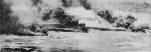 US Fifth Air Force bombing of Hollandia, New Guinea, April 1944 (USAF Photo)