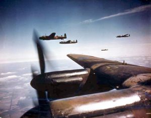 RAF Lancaster bombers, 1944 (Imperial War Museum)