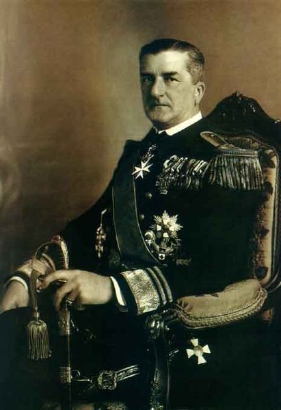Adm. Miklós Horthy, Regent of Hungary in WWII (public domain via Wikipedia)