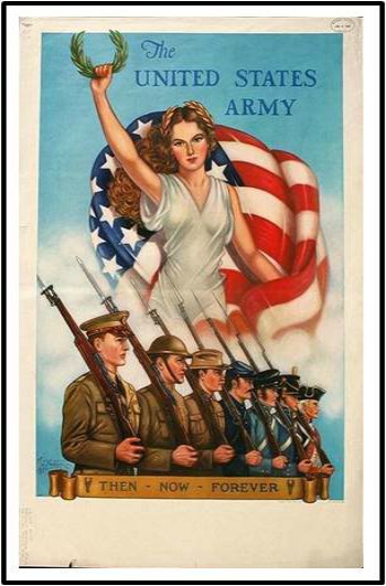 US Army recruiting poster, WWII