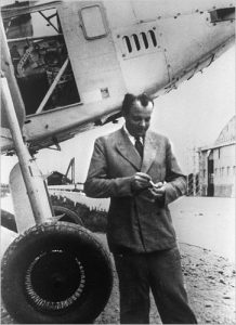French writer and aviator Antoine de Saint-Exupéry, Toulouse, France, 1933 (public domain via Agence France-Presse)