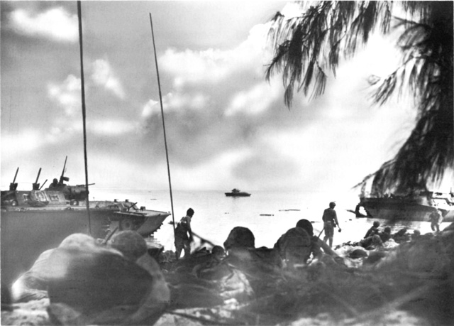US troops landing on Saipan, 15 June 1944 (US Army Center of Military History)