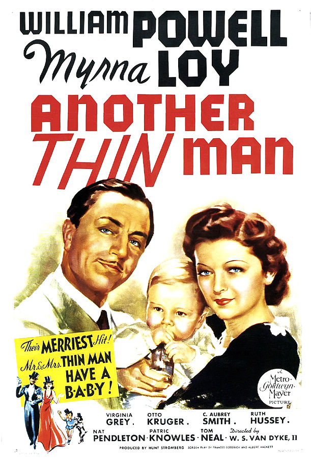 MGM movie poster for Another Thin Man, 1939 (public domain via Wikipedia)