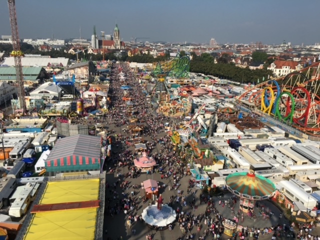 View of the Oktoberfest grounds (Photo courtesy of Jill Oishi Reichner)