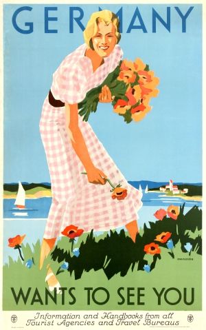 German tourism poster, 1935