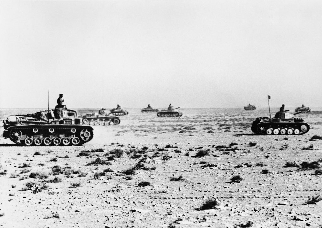 German tanks near Sollum, Egypt, circa 16 Jun 1941 (Imperial War Museum: MH 5588)