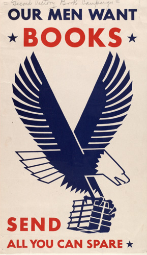 Poster for the US Victory Book Campaign