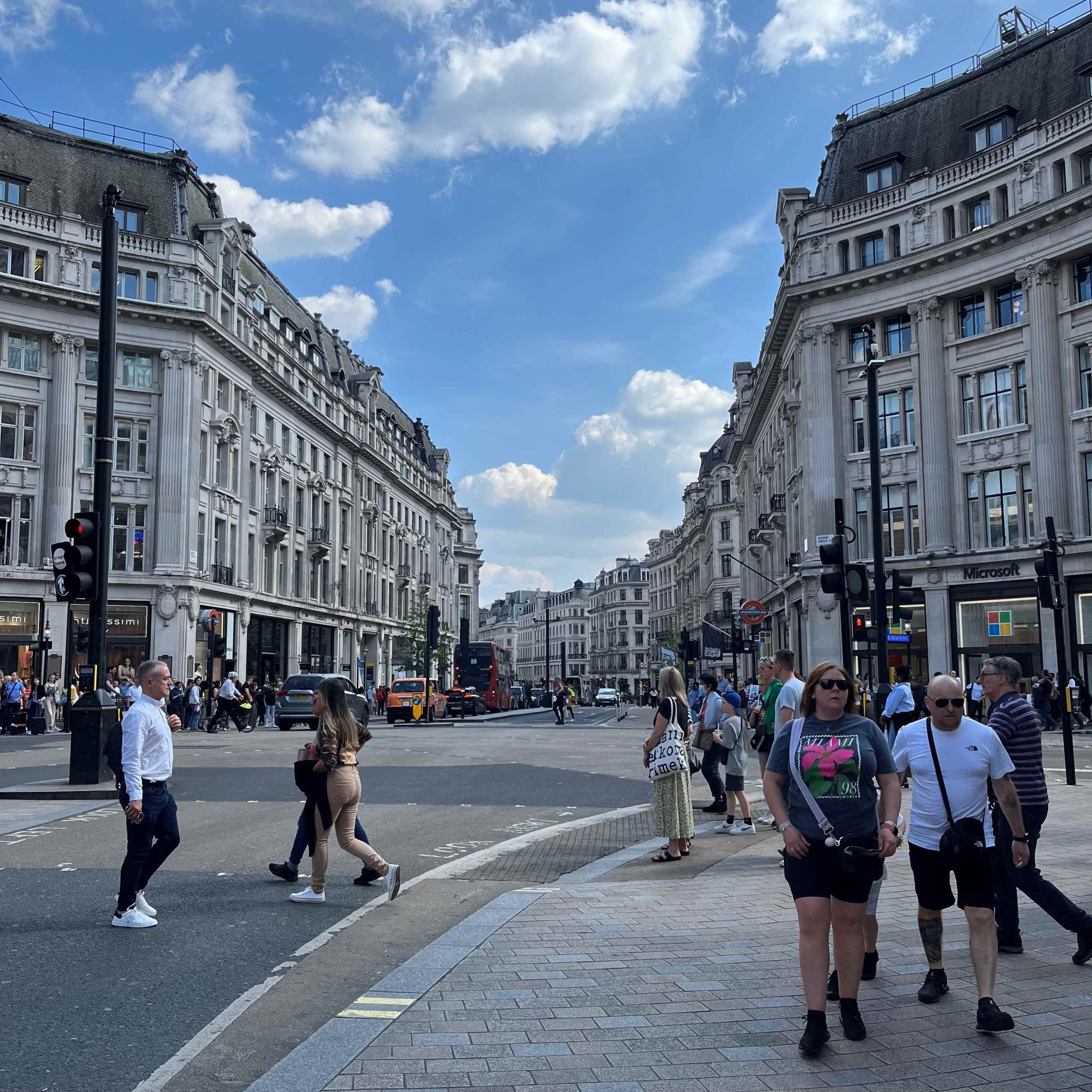 Oxford Circus, London, 9 May 2024 (Photo: Sarah Sundin)