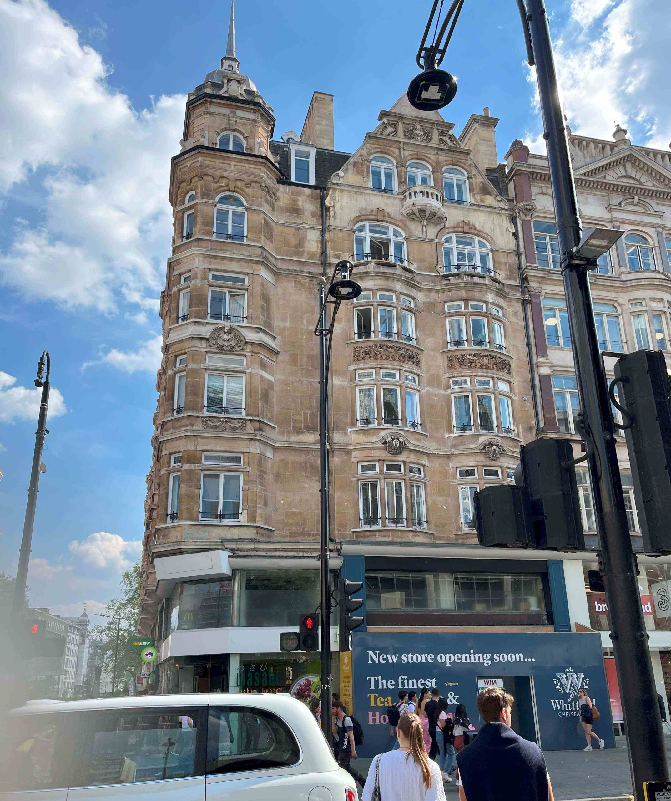 Oxford Street, London, heading west toward Hyde Park, 9 May 2024 (Photo: Sarah Sundin)